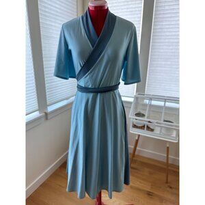 French Witch Magical Midi Wrap Dress